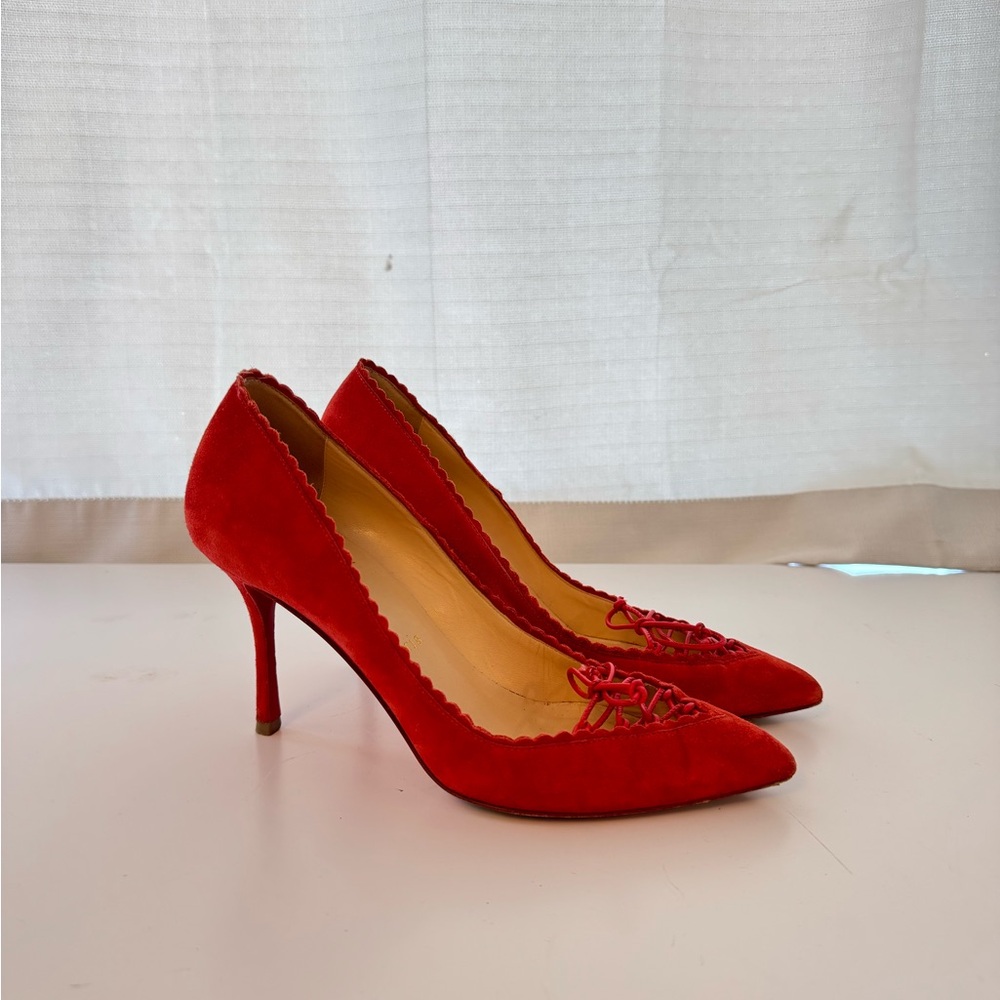 Elegant Red Women's Heels